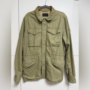 Abercrombie & Fitch  Y2K era  men’s size L Olive Military Field Jacket